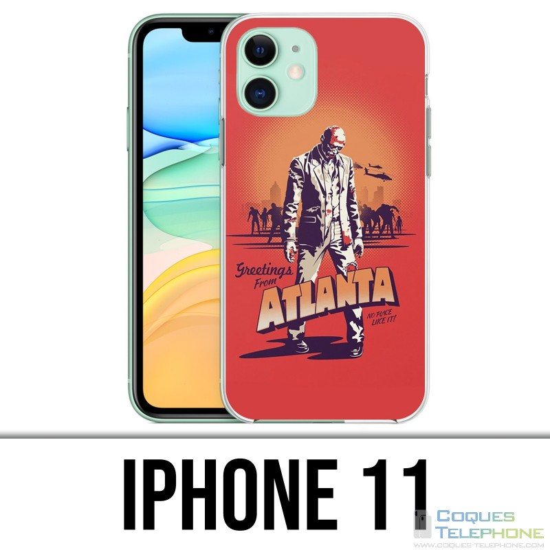 Coque iPhone 11 - Walking Dead Greetings From Atlanta