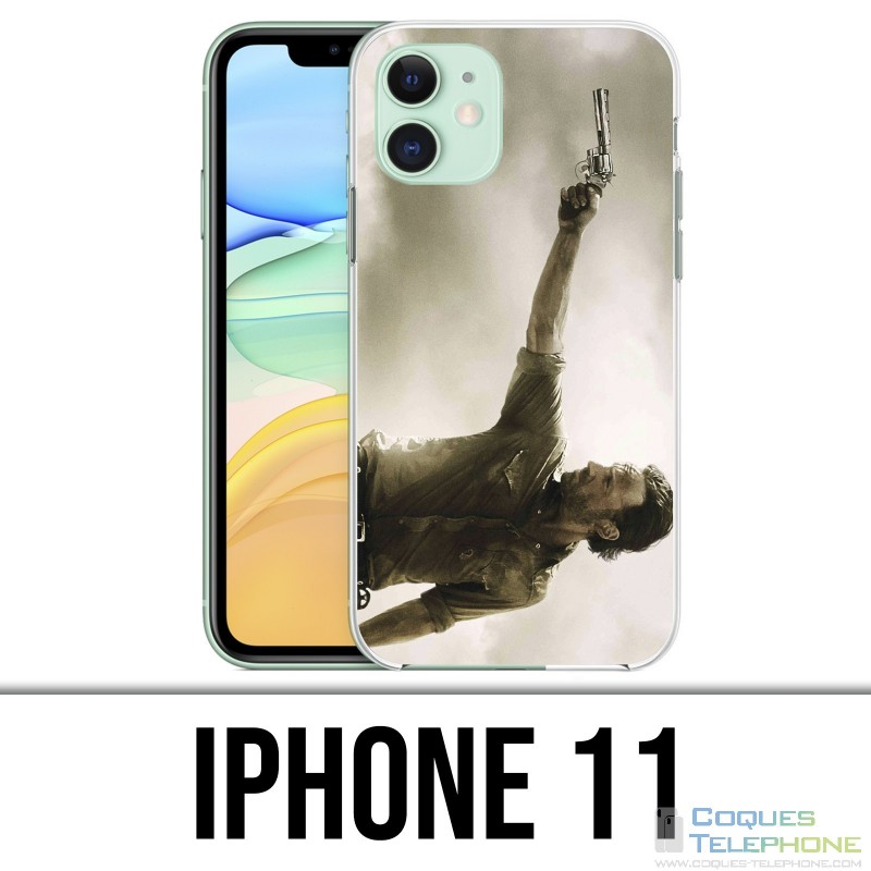 Coque iPhone 11 - Walking Dead Gun