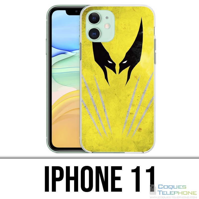 Coque iPhone 11 - Xmen Wolverine Art Design