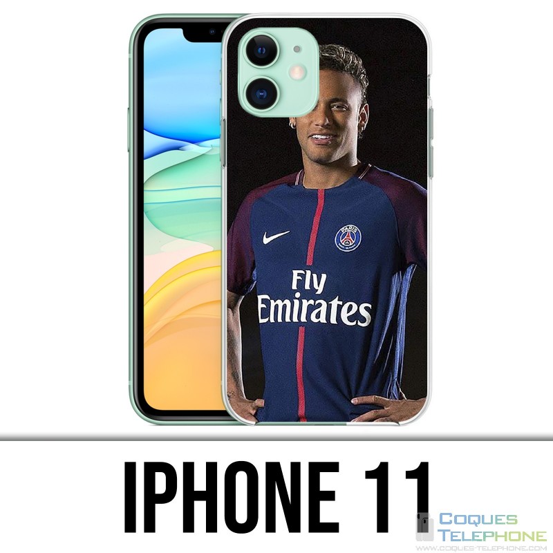 Coque iPhone 11 - Neymar Psg