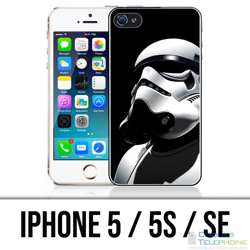 Coque iPhone 5 / 5S / SE - Stormtrooper Ciel