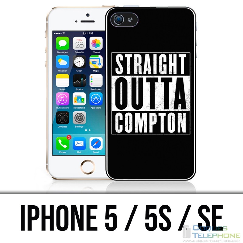 Coque iPhone 5 / 5S / SE - Straight Outta Compton