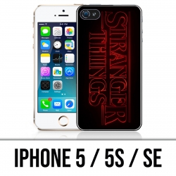 Coque iPhone 5 / 5S / SE - Stranger Things Logo