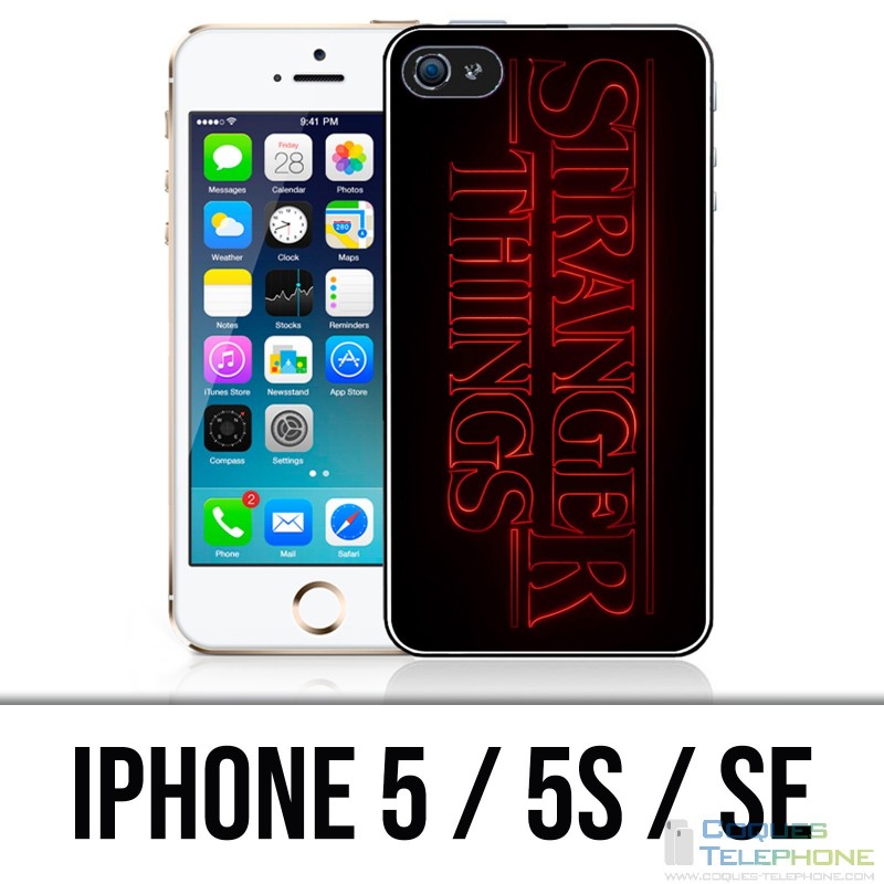 Coque iPhone 5 / 5S / SE - Stranger Things Logo