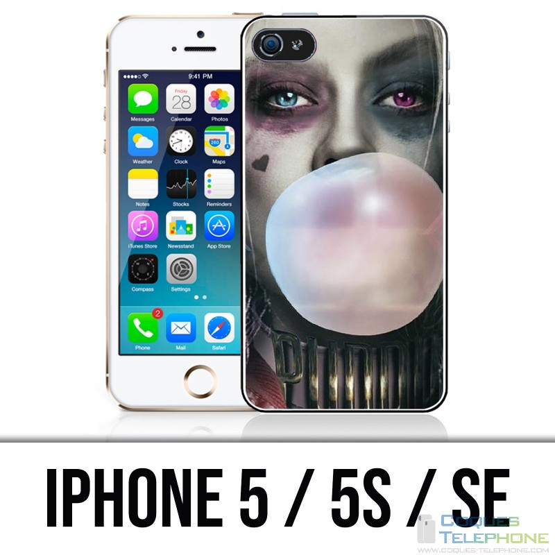 Coque iPhone 5 / 5S / SE - Suicide Squad Harley Quinn Bubble Gum