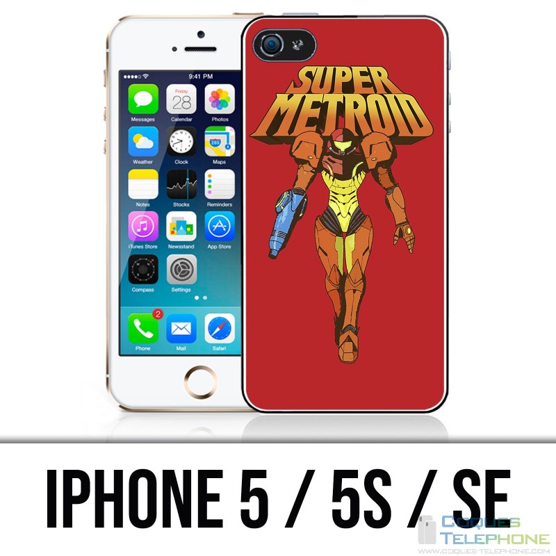 IPhone 5 / 5S / SE case - Super Vintage Metroid