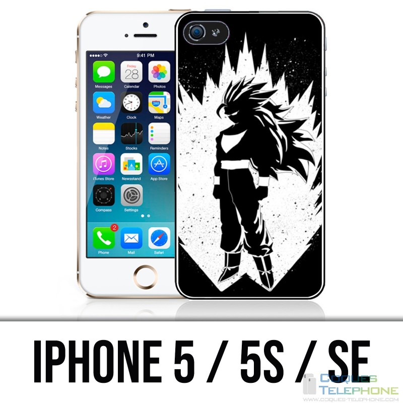 Coque iPhone 5 / 5S / SE - Super Saiyan Sangoku