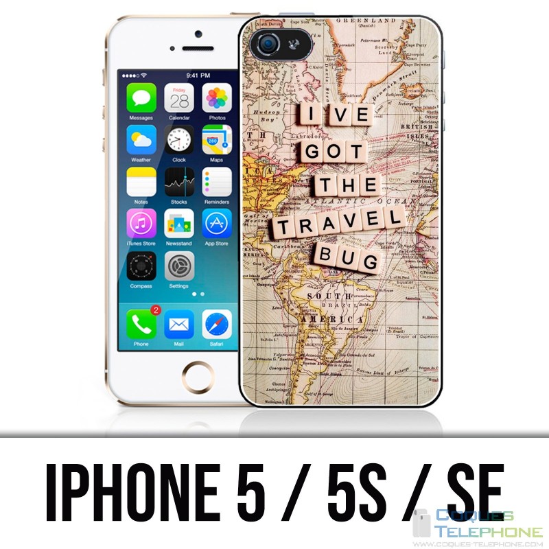 Funda para iPhone 5 / 5S / SE - Travel Bug