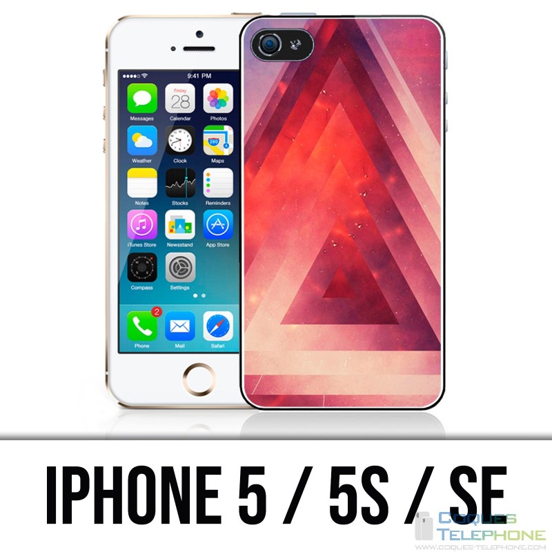 Custodia per iPhone 5 / 5S / SE - Triangolo astratto