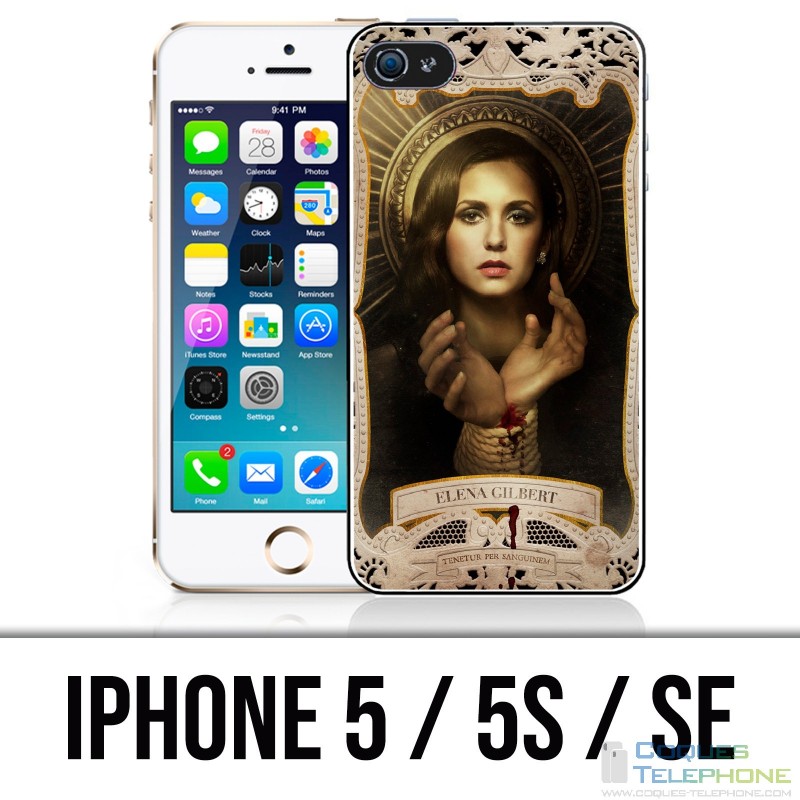 Custodia per iPhone 5 / 5S / SE - Vampire Diaries Elena