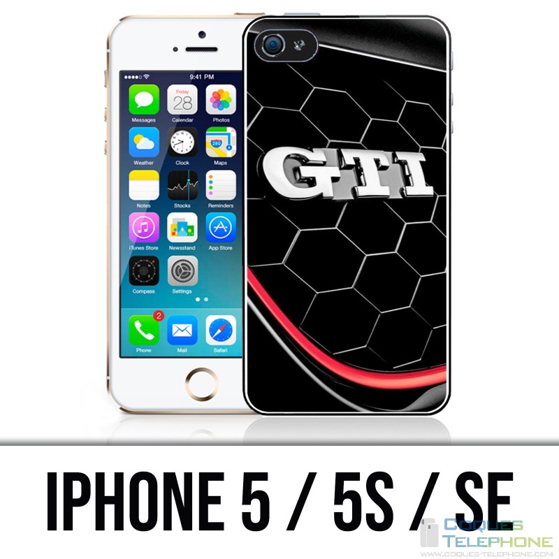 Coque iPhone 5 / 5S / SE - Vw Golf Gti Logo
