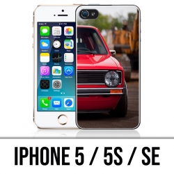 Coque iPhone 5 / 5S / SE - Vw Golf Vintage