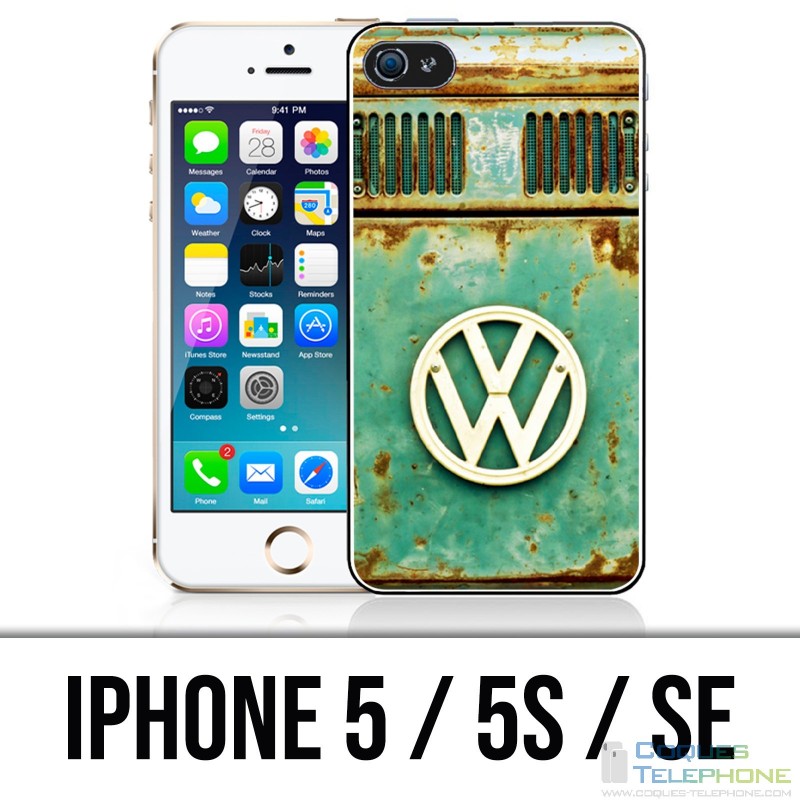 Custodia per iPhone 5 / 5S / SE - Logo vintage Vw