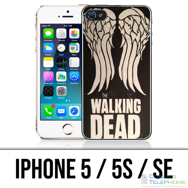 Coque iPhone 5 / 5S / SE - Walking Dead Fight The Dead Fear The Living