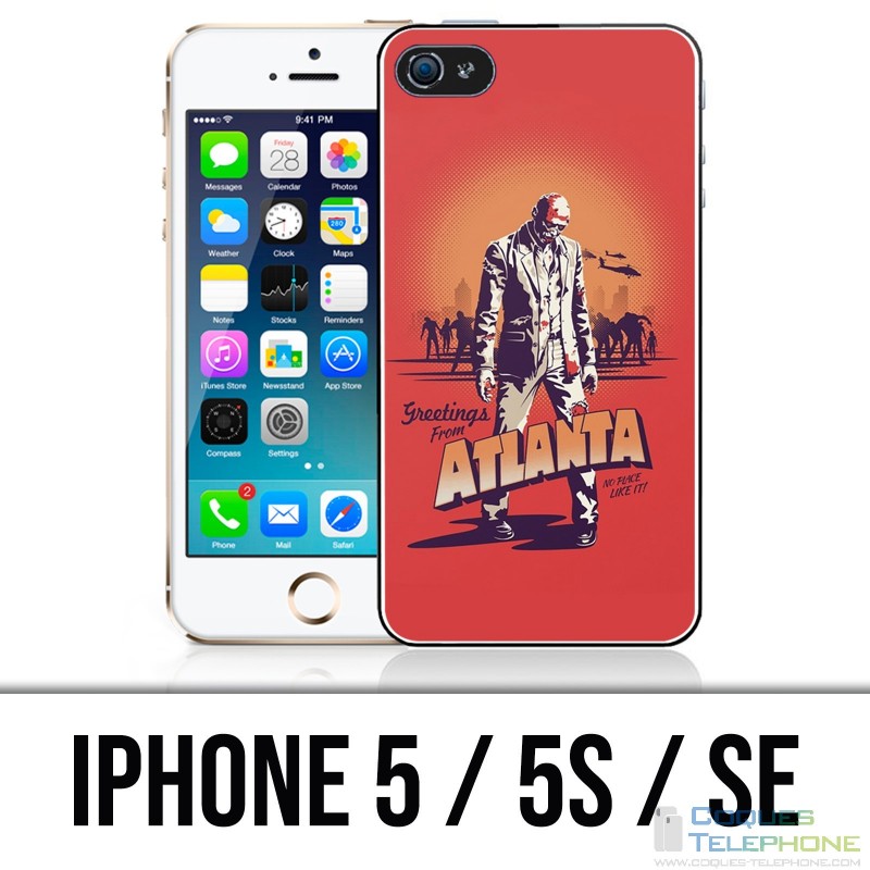 Custodia per iPhone 5 / 5S / SE - Walking Dead Gun