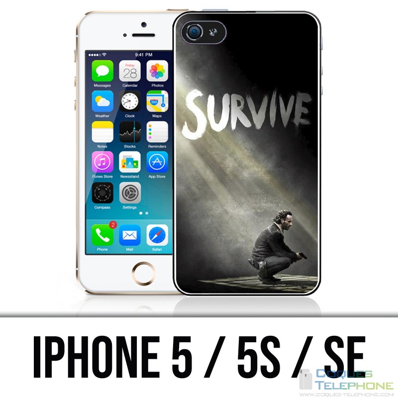 Coque iPhone 5 / 5S / SE - Walking Dead Terminus