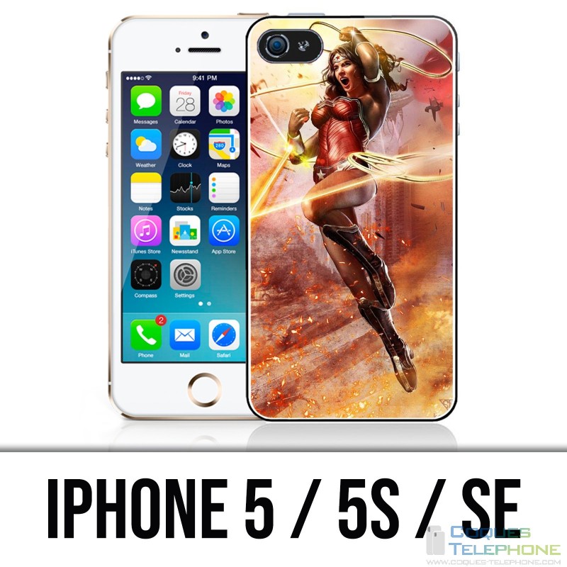 IPhone 5 / 5S / SE Hülle - Wonder Woman Comics