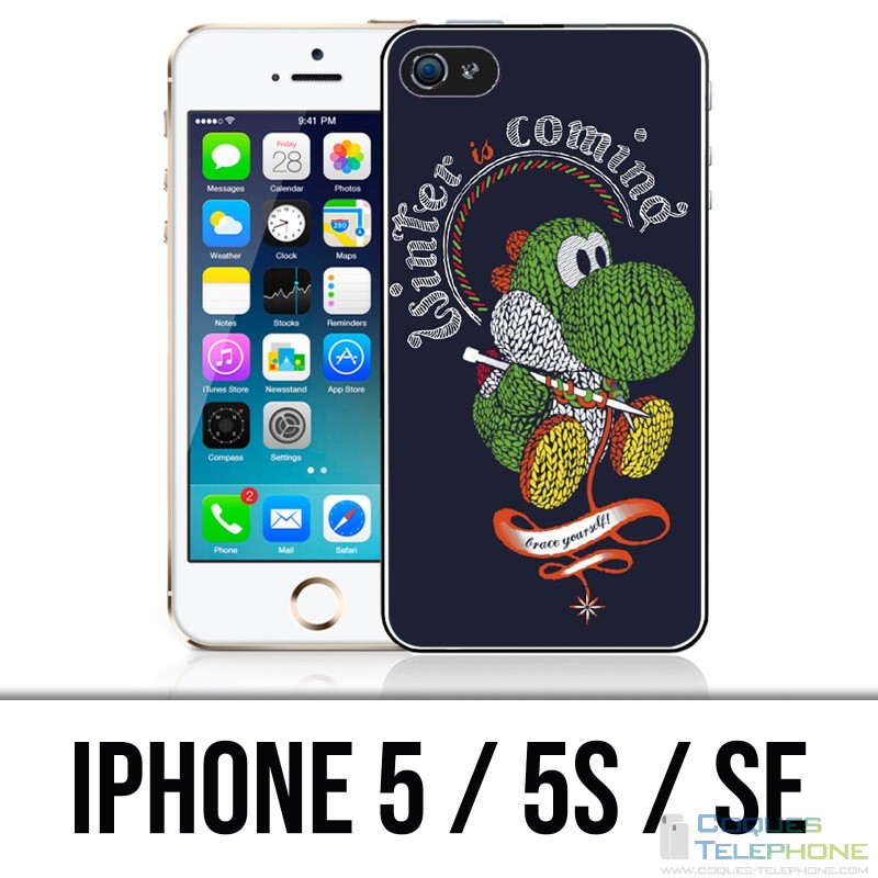 Coque iPhone 5 / 5S / SE - Yoshi Winter Is Coming