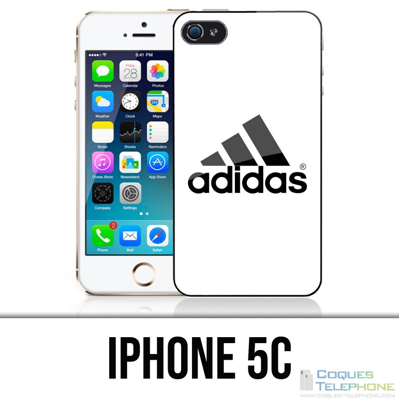 Coque iPhone 5C - Adidas Logo Blanc