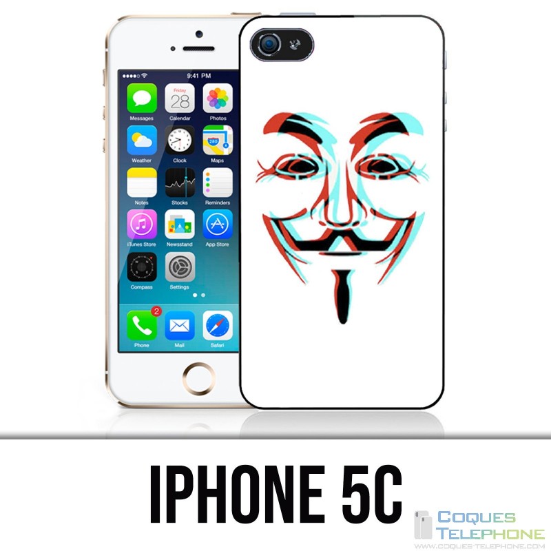 Coque iPhone 5C - Anonymous