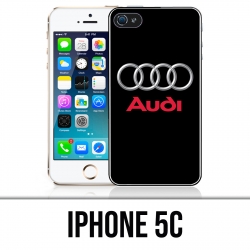 Coque iPhone 5C - Audi Logo Métal