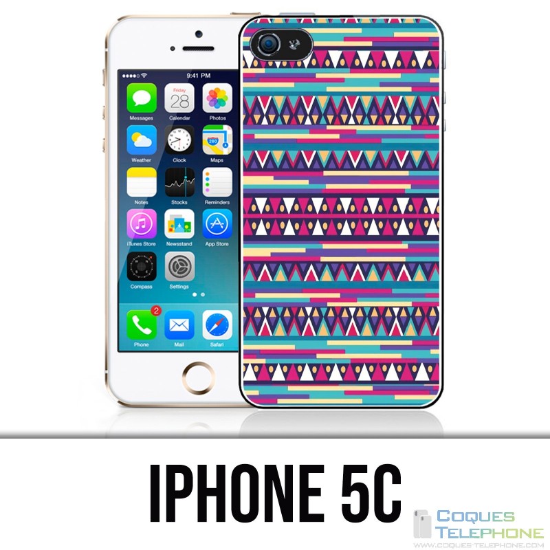 Coque iPhone 5C - Azteque Rose