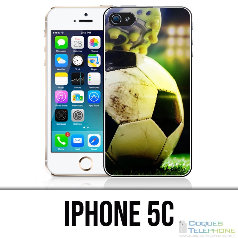 Custodia per iPhone 5C: pallone da calcio