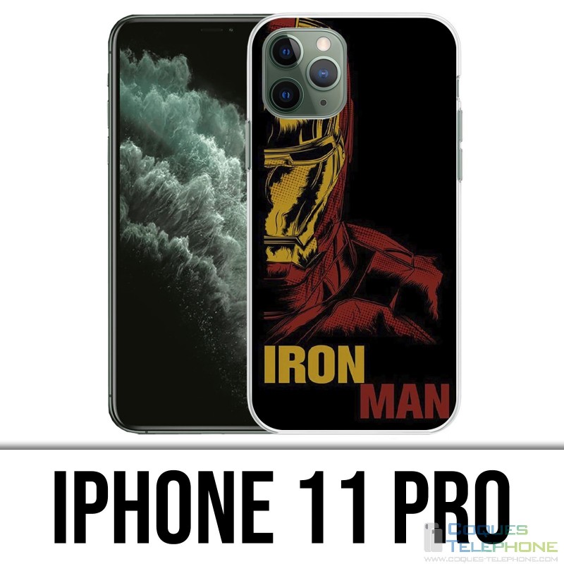 IPhone 11 Pro Hülle - Iron Man Comics