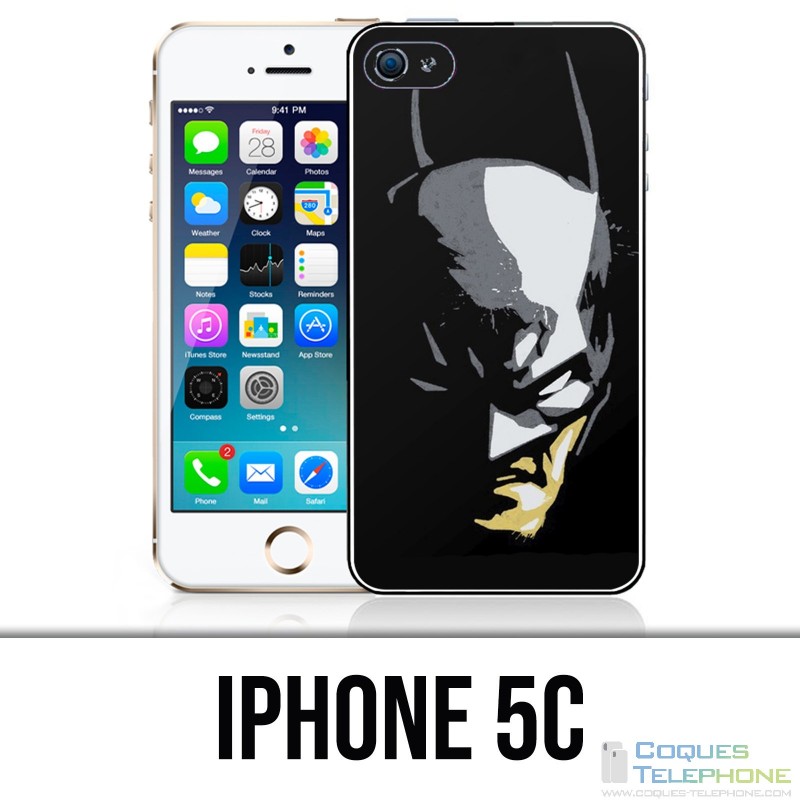 Coque iPhone 5C - Batman Paint Face