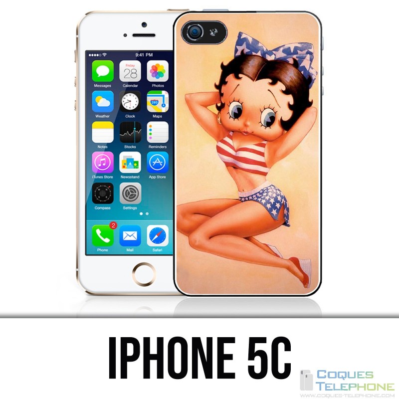 Coque iPhone 5C - Betty Boop Vintage