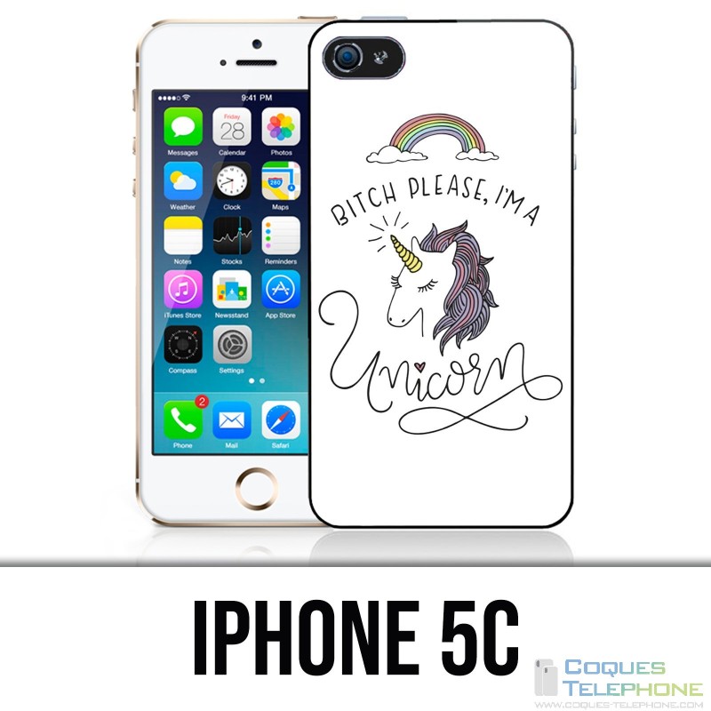 Custodia per iPhone 5C - Bitch Please Unicorn Unicorn
