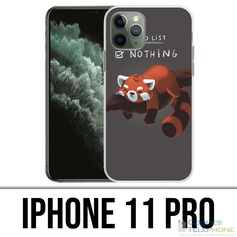 Custodia per iPhone 11 Pro - Elenco attività Panda Roux