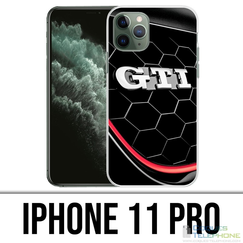 Custodia per iPhone 11 Pro - Logo Vw Golf Gti