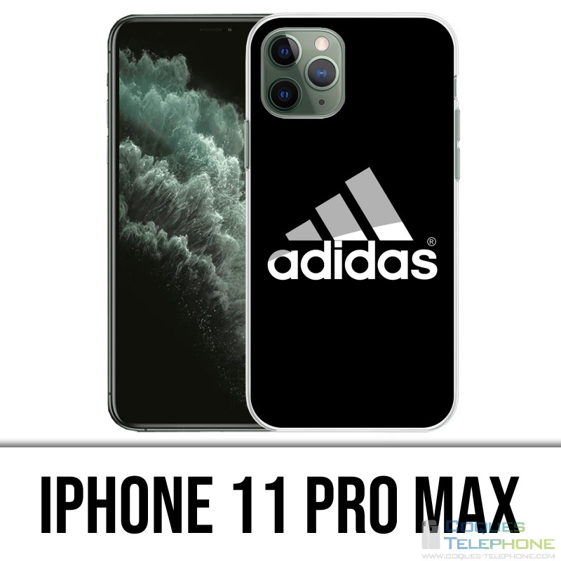 Contestar el teléfono bordillo Movimiento Funda iPhone 11 Pro Max - Adidas Logo Negro