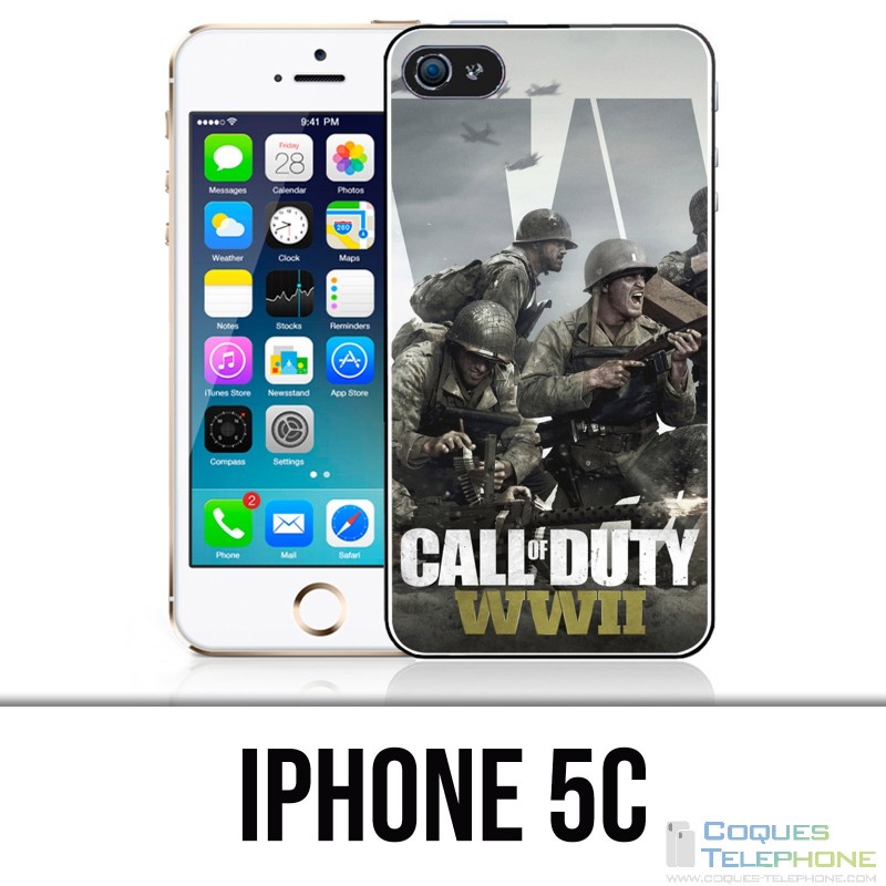 Custodia per iPhone 5C - Personaggi Call Of Duty Ww2