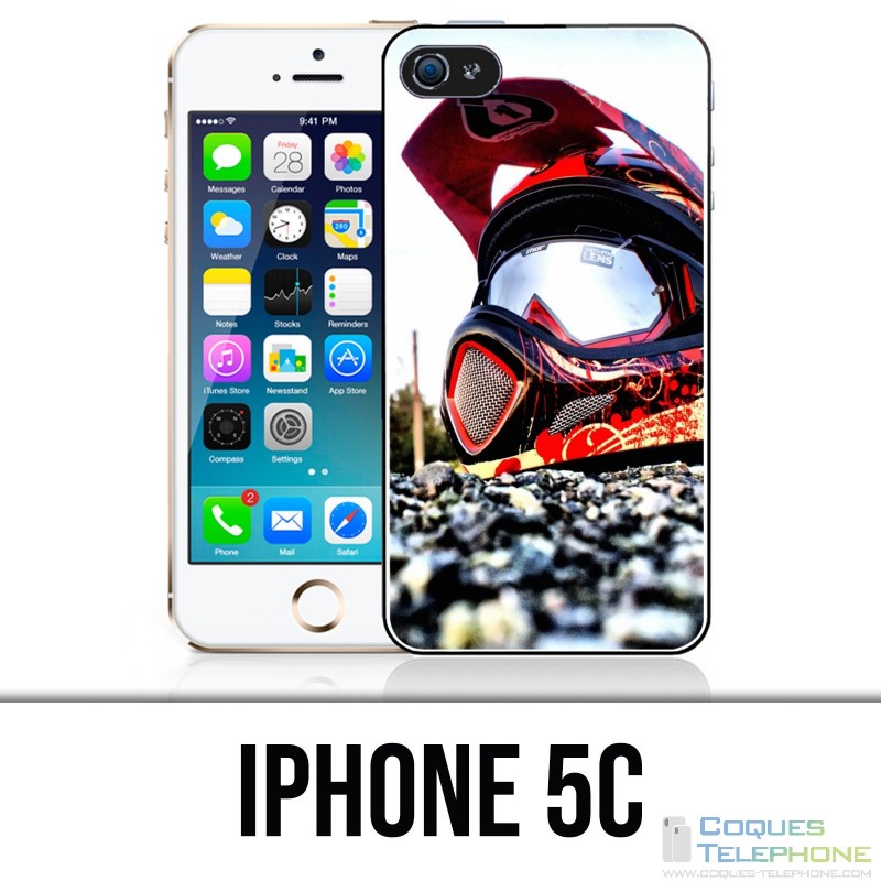 Custodia per iPhone 5C - Casco Moto Cross