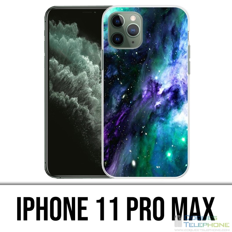 IPhone 11 Pro Max Hülle - Blaue Galaxie