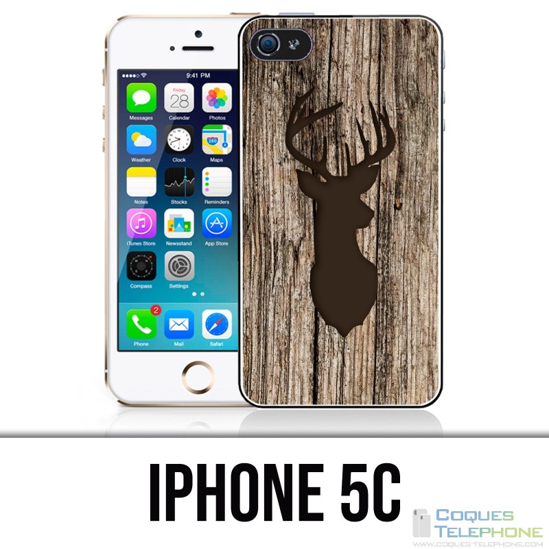 Custodia per iPhone 5C - Deer Wood Bird