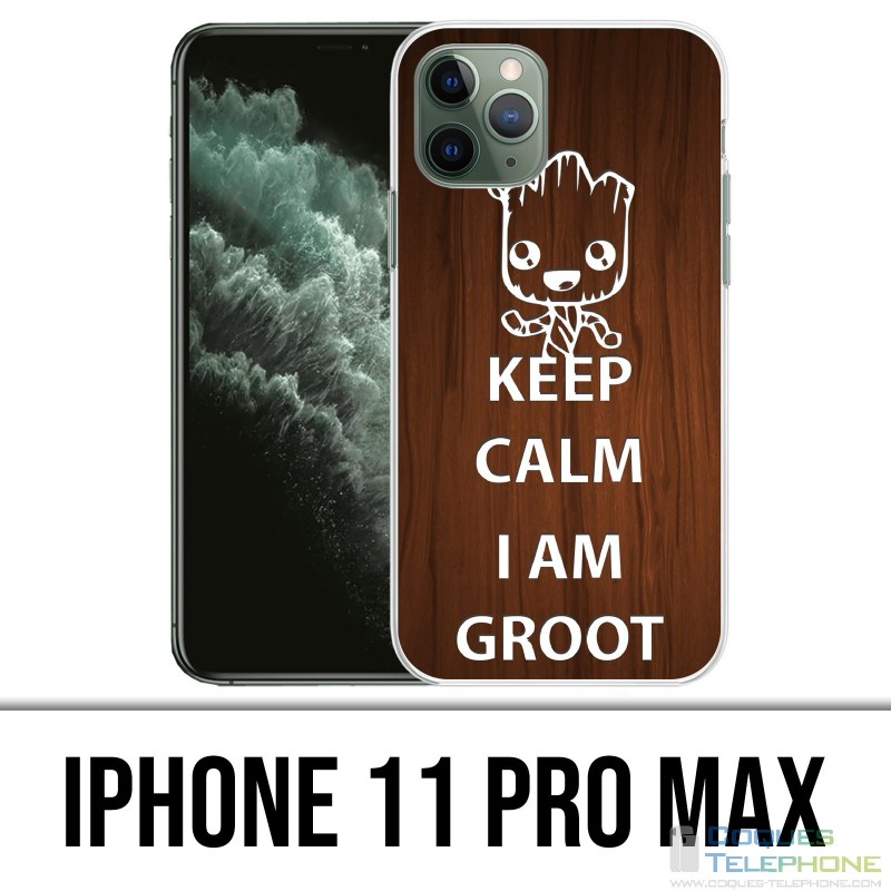 Coque iPhone 11 PRO MAX - Keep Calm Groot