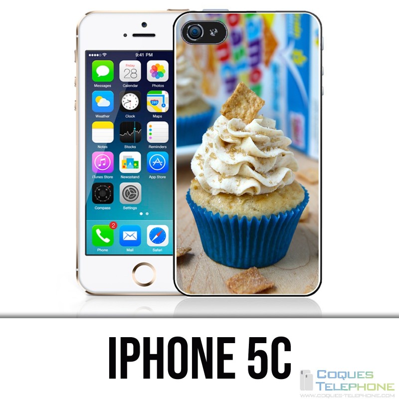 IPhone 5C Hülle - Blauer Cupcake