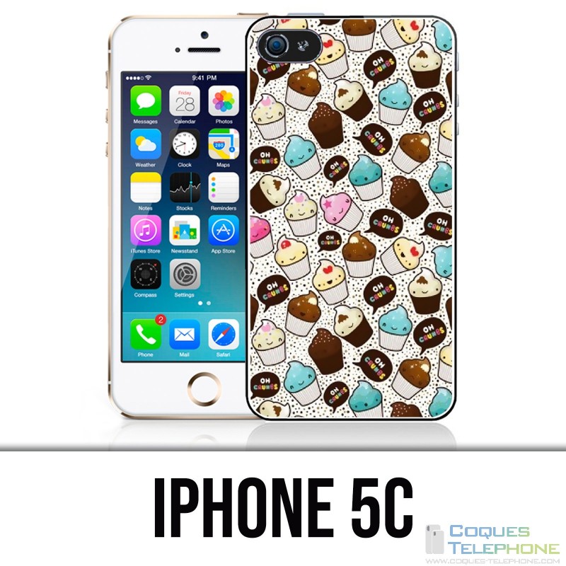 Coque iPhone 5C - Cupcake Kawaii