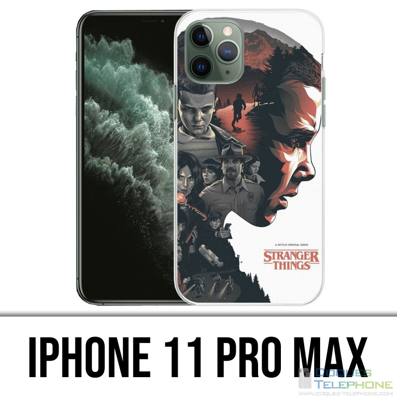 Coque iPhone 11 PRO MAX - Stranger Things Fanart