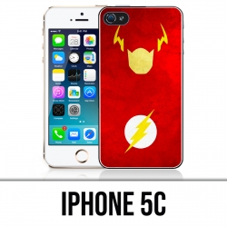 Coque iPhone 5C - Dc Comics Flash Art Design