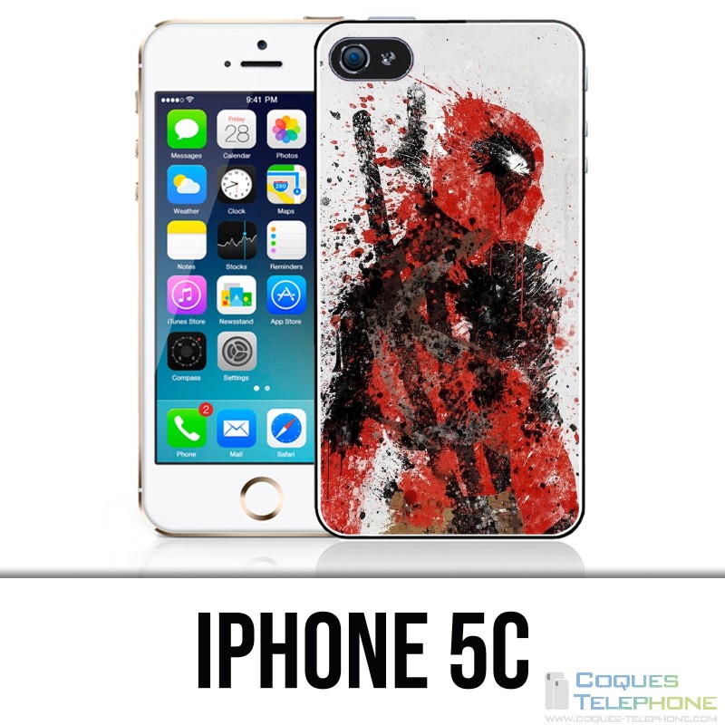 Coque iPhone 5C - Deadpool Paintart