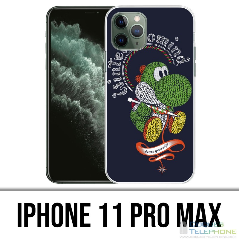 Funda para iPhone 11 Pro Max - Se acerca el invierno de Yoshi