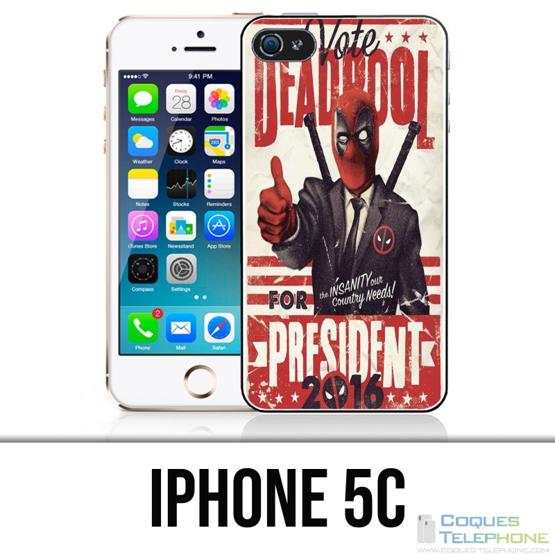 Coque iPhone 5C - Deadpool Président
