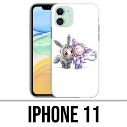 Coque iPhone 11 - Pokémon bébé Mentali Noctali