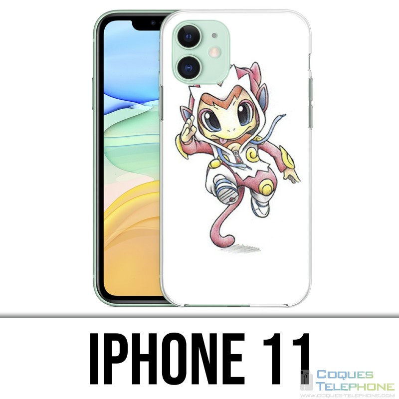 Coque iPhone 11 - Pokémon bébé Ouisticram