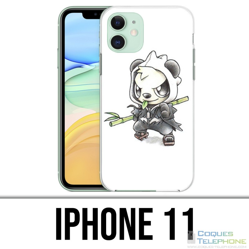 Coque iPhone 11 - Pokémon Bébé Pandaspiegle