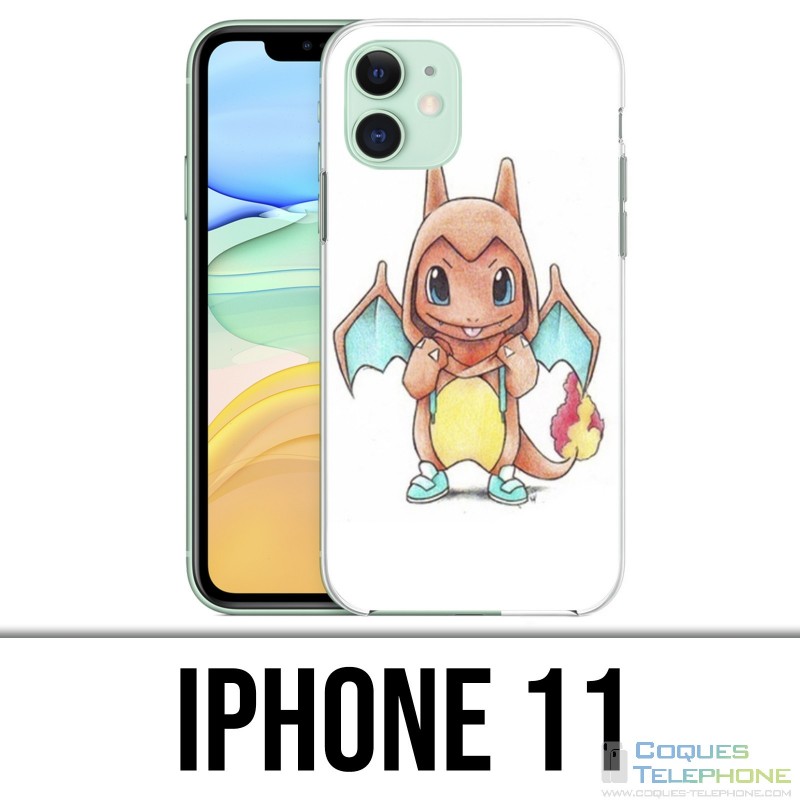 Custodia per iPhone 11 - Baby Pokémon Salameche